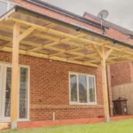 Timber Lean to Pergola Paula With Multiwall Polycarbonate Sheets
