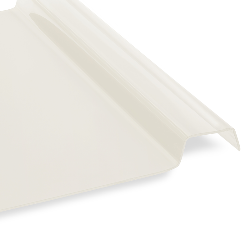 White Glass Like EZ Glaze Polycarbonate Roofing Sheet